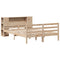 vidaXL Bookcase Bed without Mattress 120x190 cm Small Double Solid Wood Pine