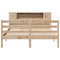 vidaXL Bookcase Bed without Mattress 120x190 cm Small Double Solid Wood Pine