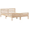 vidaXL Bookcase Bed without Mattress 120x190 cm Small Double Solid Wood Pine