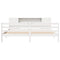 vidaXL Bookcase Bed without Mattress White 180x200 cm Super King Solid Wood Pine