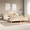 vidaXL Bookcase Bed without Mattress 200x200 cm Solid Wood Pine