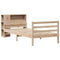 vidaXL Bookcase Bed without Mattress 100x200 cm Solid Wood Pine