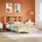 vidaXL Bookcase Bed without Mattress 120x190 cm Small Double Solid Wood Pine