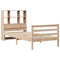 vidaXL Bookcase Bed without Mattress 90x200 cm Solid Wood Pine