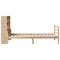 vidaXL Bookcase Bed without Mattress 90x200 cm Solid Wood Pine