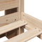 vidaXL Bookcase Bed without Mattress 90x200 cm Solid Wood Pine