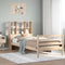 vidaXL Bookcase Bed without Mattress 90x200 cm Solid Wood Pine