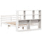 vidaXL Bookcase Bed without Mattress White 140x200 cm Solid Wood Pine