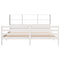 vidaXL Bookcase Bed without Mattress White 200x200 cm Solid Wood Pine
