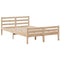 vidaXL Bookcase Bed without Mattress 135x190 cm Double Solid Wood Pine