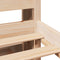 vidaXL Bookcase Bed without Mattress 135x190 cm Double Solid Wood Pine
