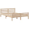 vidaXL Bookcase Bed without Mattress 140x190cm Solid Wood Pine
