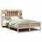 vidaXL Bookcase Bed without Mattress 140x200cm Solid Wood Pine