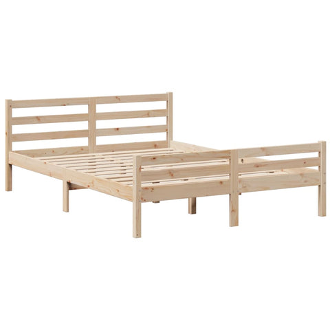 vidaXL Bookcase Bed without Mattress 150x200 cm King Size Solid Wood Pine