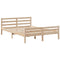 vidaXL Bookcase Bed without Mattress 150x200 cm King Size Solid Wood Pine