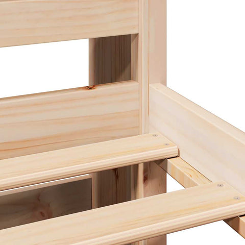 vidaXL Bookcase Bed without Mattress 160x200cm Solid Wood Pine