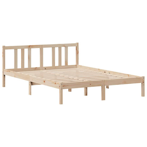 vidaXL Bookcase Bed without Mattress 120x200cm Solid Wood Pine
