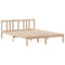 vidaXL Bookcase Bed without Mattress 120x200cm Solid Wood Pine