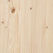 vidaXL Bookcase Bed without Mattress 120x200cm Solid Wood Pine