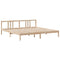 vidaXL Bookcase Bed without Mattress 180x200cm Solid Wood Pine