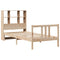 vidaXL Bookcase Bed without Mattress 90x190cm Single Solid Wood Pine