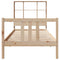 vidaXL Bookcase Bed without Mattress 90x190cm Single Solid Wood Pine