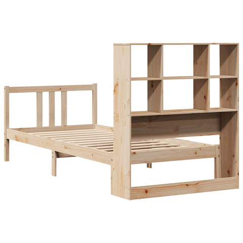 vidaXL Bookcase Bed without Mattress 90x190cm Single Solid Wood Pine