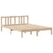 vidaXL Bookcase Bed without Mattress 120x200cm Solid Wood Pine