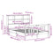 vidaXL Bookcase Bed without Mattress 120x200cm Solid Wood Pine