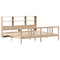 vidaXL Bookcase Bed without Mattress 180x200cm Super King Solid Wood Pine