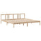 vidaXL Bookcase Bed without Mattress 180x200cm Super King Solid Wood Pine