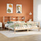 vidaXL Bookcase Bed without Mattress 180x200cm Super King Solid Wood Pine