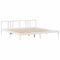 vidaXL Bookcase Bed without Mattress White 200x200cm Solid Wood Pine