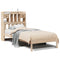vidaXL Bookcase Bed without Mattress 75x190 cm Small Single Solid Wood Pine