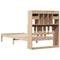 vidaXL Bookcase Bed without Mattress 75x190 cm Small Single Solid Wood Pine