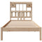 vidaXL Bookcase Bed without Mattress 90x190 cm Single Solid Wood Pine