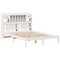 vidaXL Bookcase Bed without Mattress White 140x200 cm Solid Wood Pine