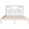 vidaXL Bookcase Bed without Mattress White 140x200 cm Solid Wood Pine