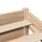 vidaXL Bookcase Bed without Mattress 120x190cm Small Double Solid Wood Pine