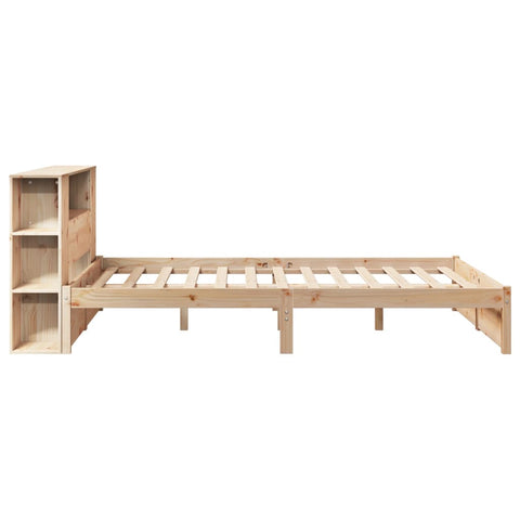 vidaXL Bookcase Bed without Mattress 160x200cm Solid Wood Pine