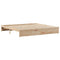 vidaXL Bookcase Bed without Mattress 160x200cm Solid Wood Pine