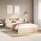 vidaXL Bookcase Bed without Mattress 160x200cm Solid Wood Pine