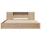 vidaXL Bookcase Bed without Mattress 180x200cm Super King Solid Wood Pine