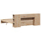 vidaXL Bookcase Bed without Mattress 180x200cm Super King Solid Wood Pine