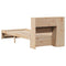 vidaXL Bookcase Bed without Mattress 75x190cm Small Single Solid Wood Pine