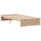 vidaXL Bookcase Bed without Mattress 75x190cm Small Single Solid Wood Pine