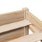 vidaXL Bookcase Bed without Mattress 75x190cm Small Single Solid Wood Pine