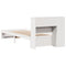 vidaXL Bookcase Bed without Mattress White 75x190cm Small Single Solid Wood Pine
