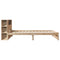 vidaXL Bookcase Bed without Mattress 90x190cm Single Solid Wood Pine