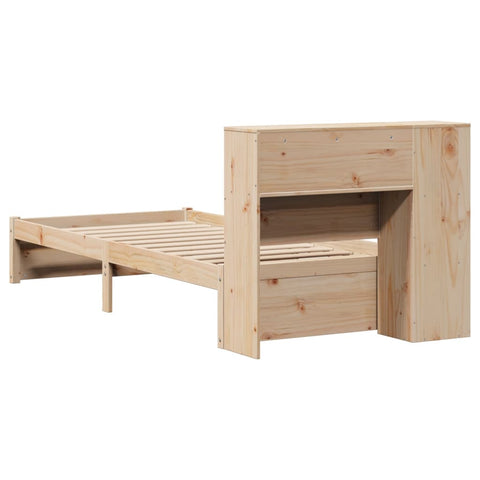 vidaXL Bookcase Bed without Mattress 90x190cm Single Solid Wood Pine